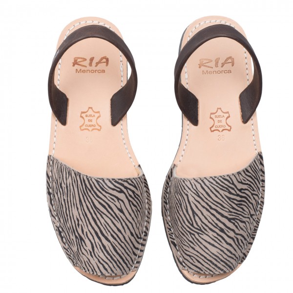 Avarcas Zebra Animalprint.