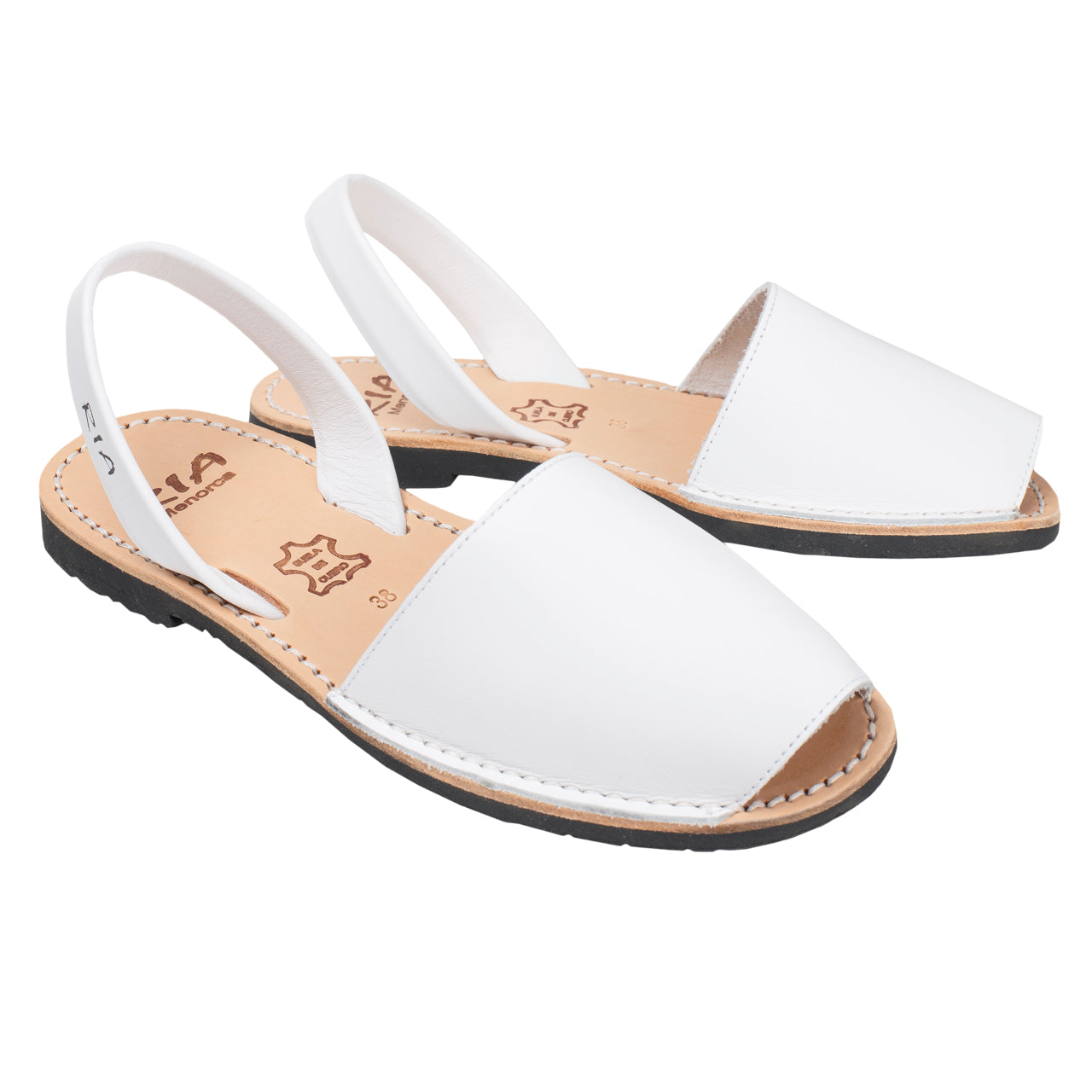 Damensandale Avarcas in Weiß