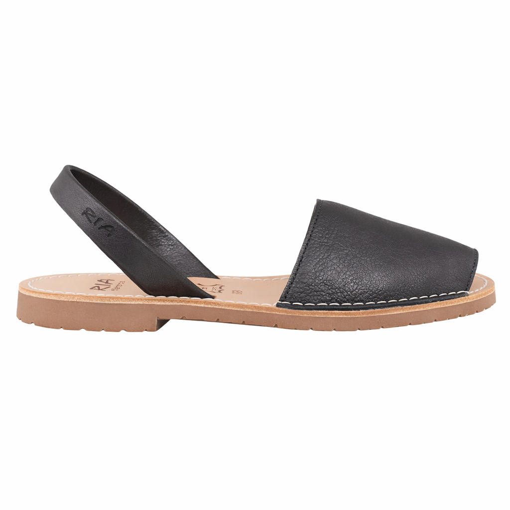 Original Damensandale Avarca in Anthrazitgrau