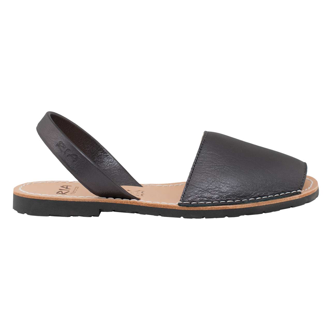 Original Avarca Sandale für Damen in Schwarzmetallic