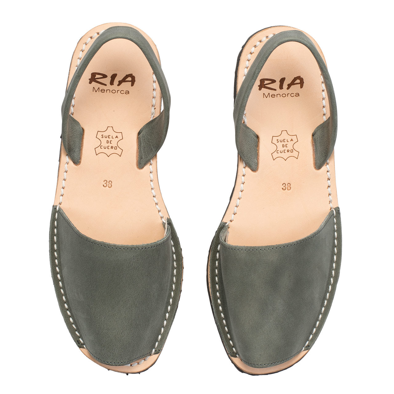 Echte Avarcas Sandalen von RIA Menorca für Damen in Gris