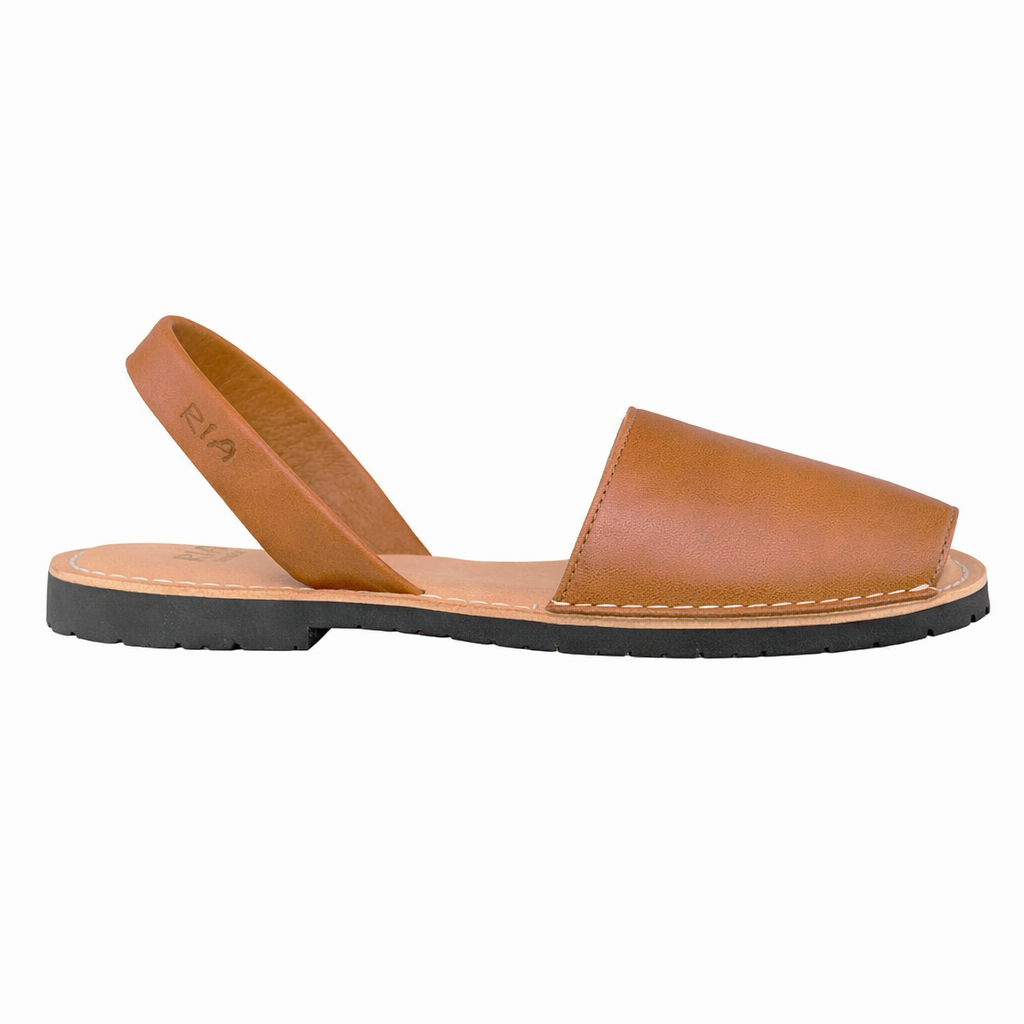 Sandale Avarcas Komfort in Braun von RIA Menorca mit Gelsohle
