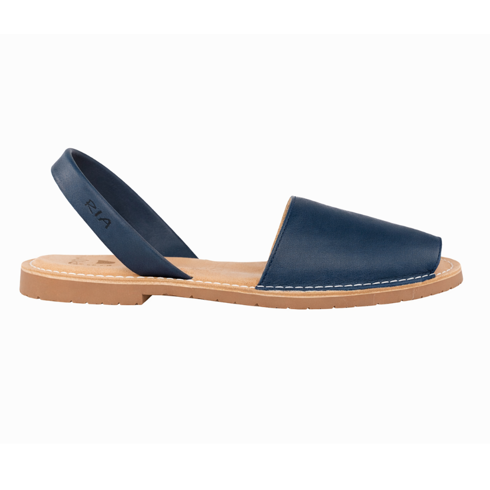 Komfort Damensandale Avarca von RIA Menorca in Jeansblau