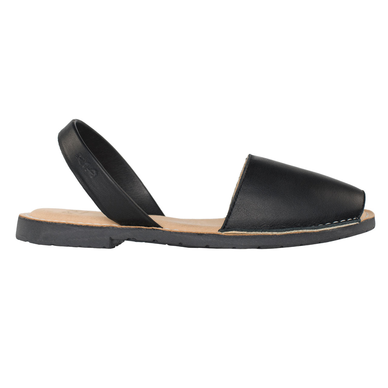 Original Avarca Sandale für Damen in Schwarz mit Komfortsohle