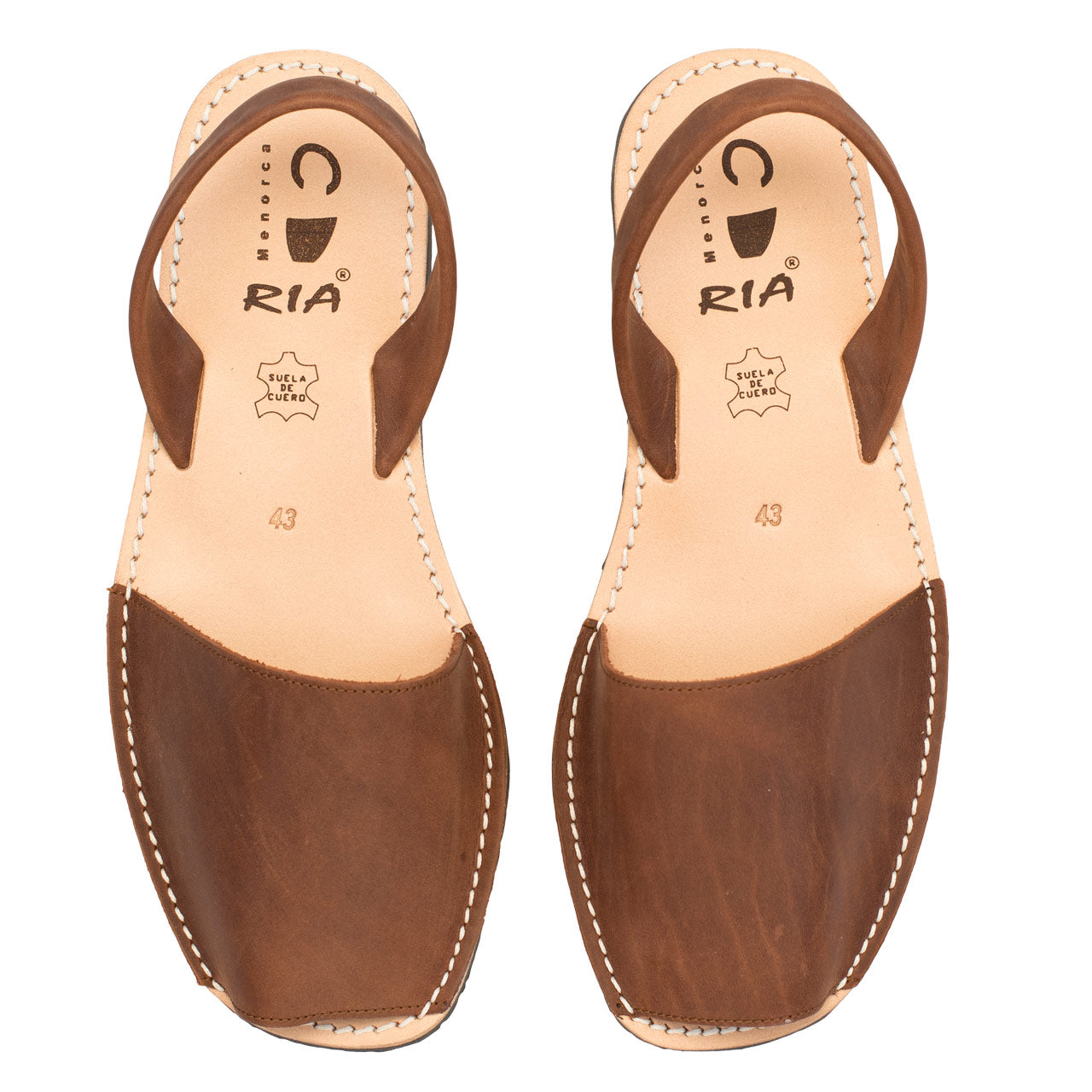 Original Herren Avarcas Sandalen für Herren in Braun