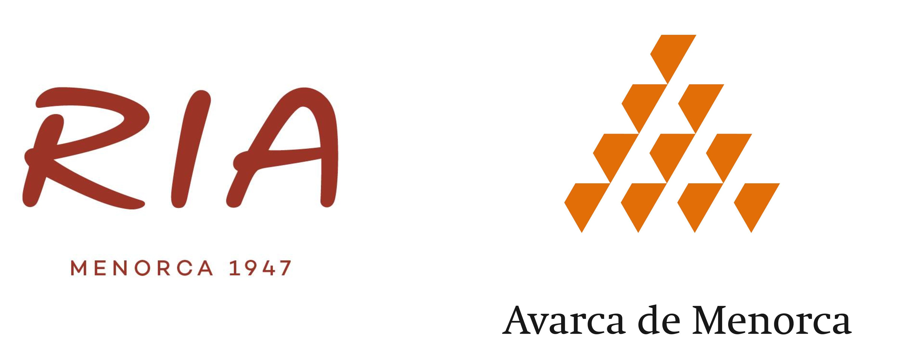 RIA Menorca und Avarca de Menorca Logo in der Avarcara