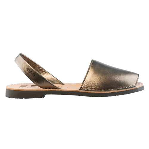 Damenandalen Avarca Bronze von RIA Menorca